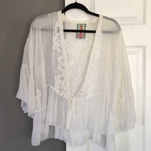 Johnny Was Cropped Kimono